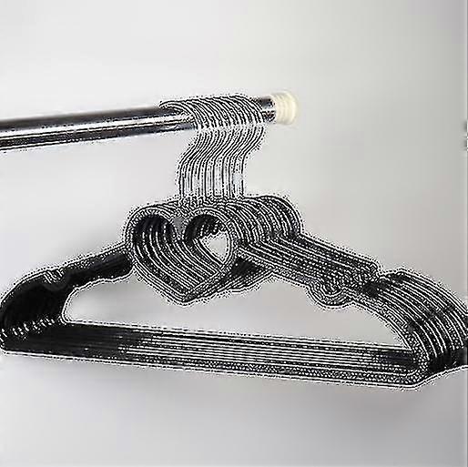 20 st hjärtformade galgar för klädhängare, perfekta för dagligt bruk