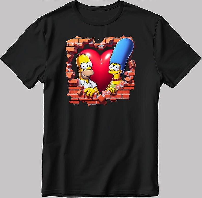 Die Simpsons Valentinstag Kurzarm C459-BBO308
