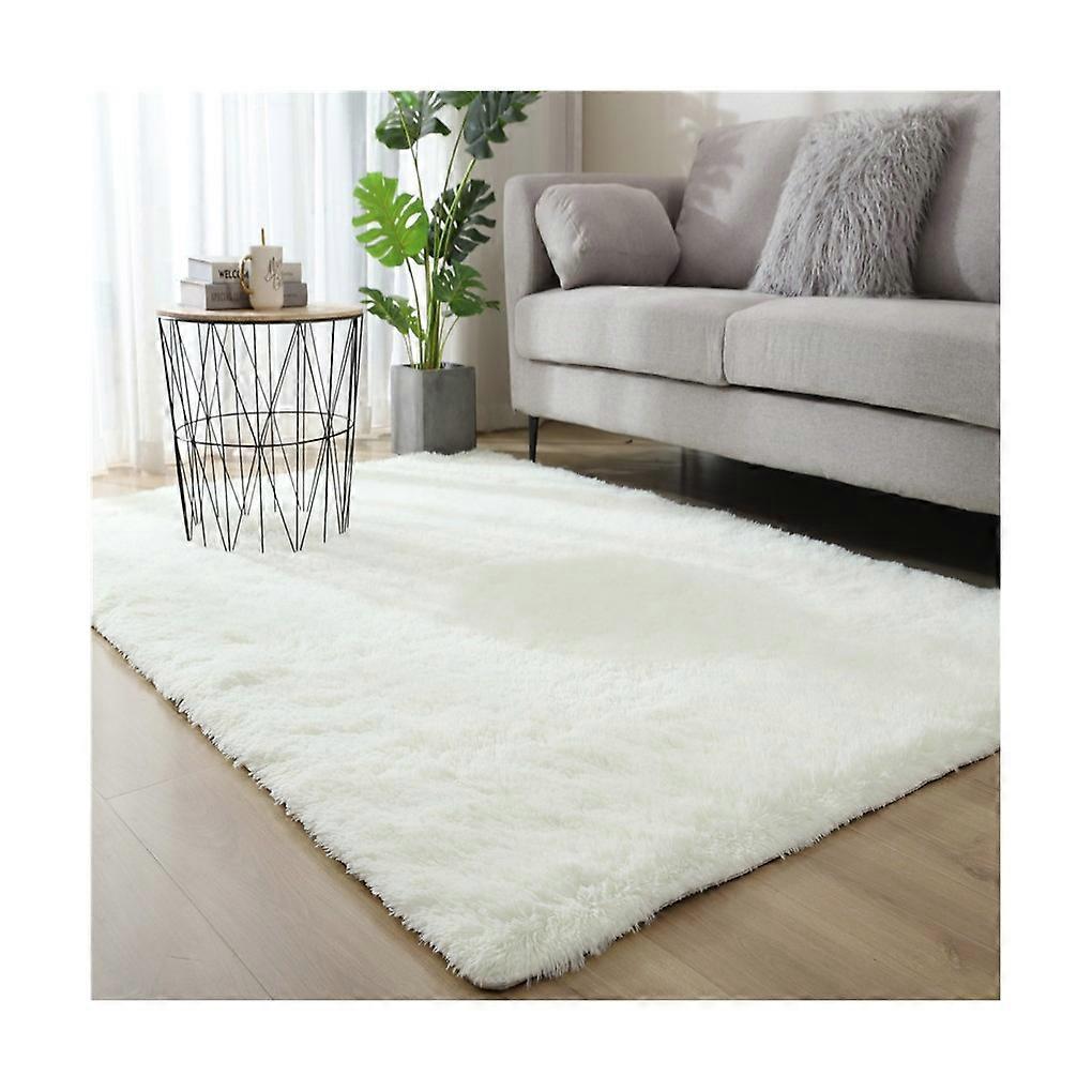 Fluffy Area Rugs for Bedroom Living Room, Indoor Carpets for Boys Girls Teenagers and Adults, Super Soft Kids' Nursery Decor Rugs-off white