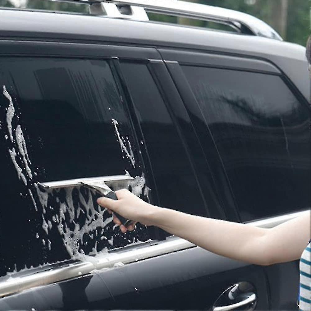 Window Squeegee Stainless Steel Wiper With Blade 25cm