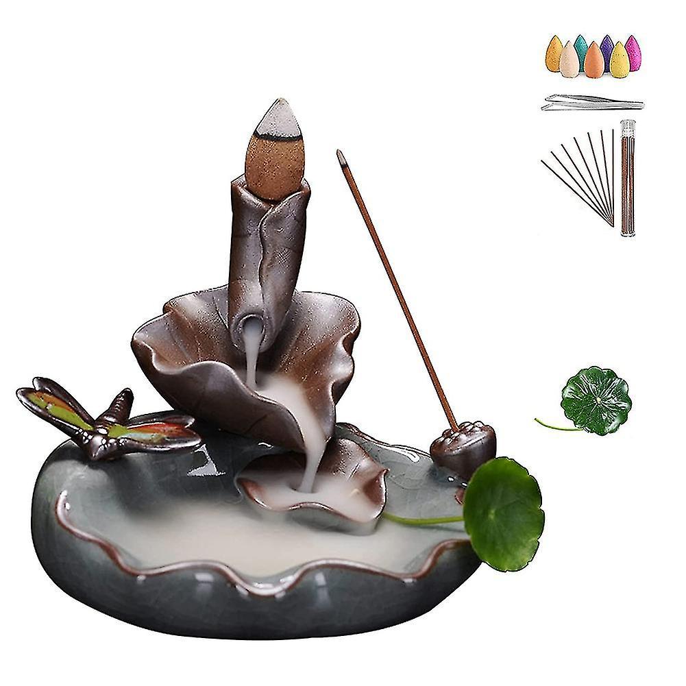 Backflow Incense Burner, Waterfall Incense Holder For Home Ornament