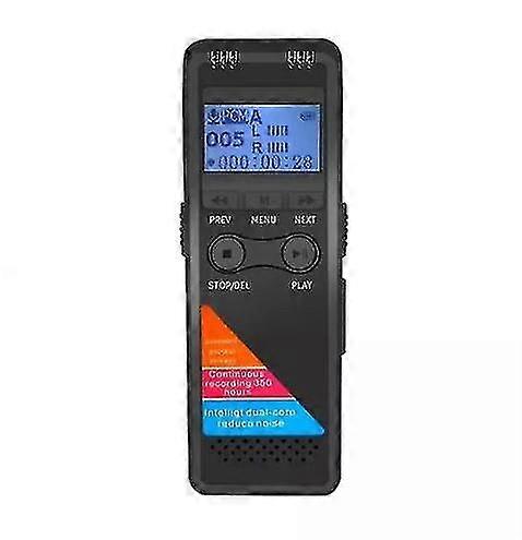 Mini Digital Voice Recorder, Mp3 Player And Usb Charging-32gb(black)