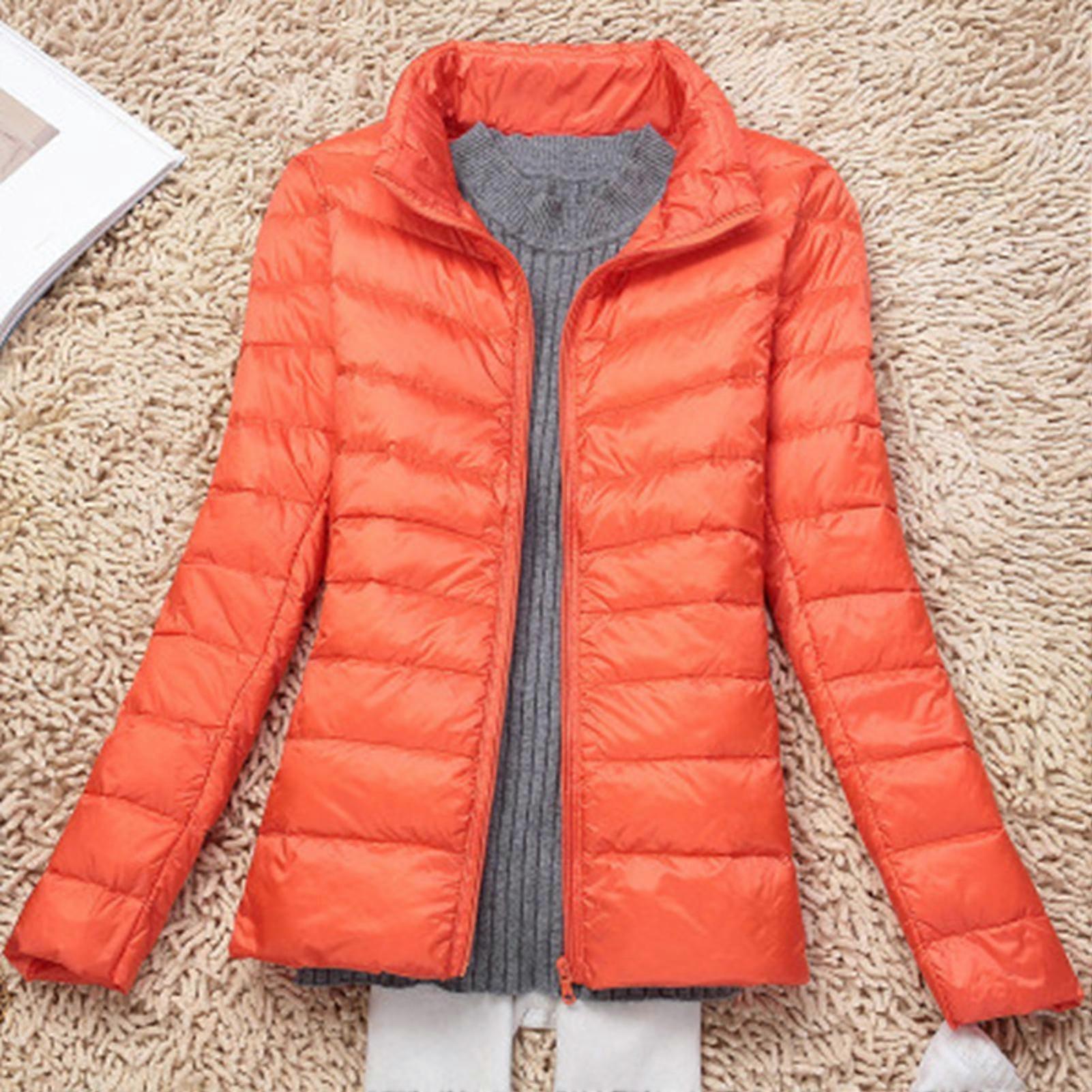 Scattered Generations Red Women's Stand Collar Padded Jacket