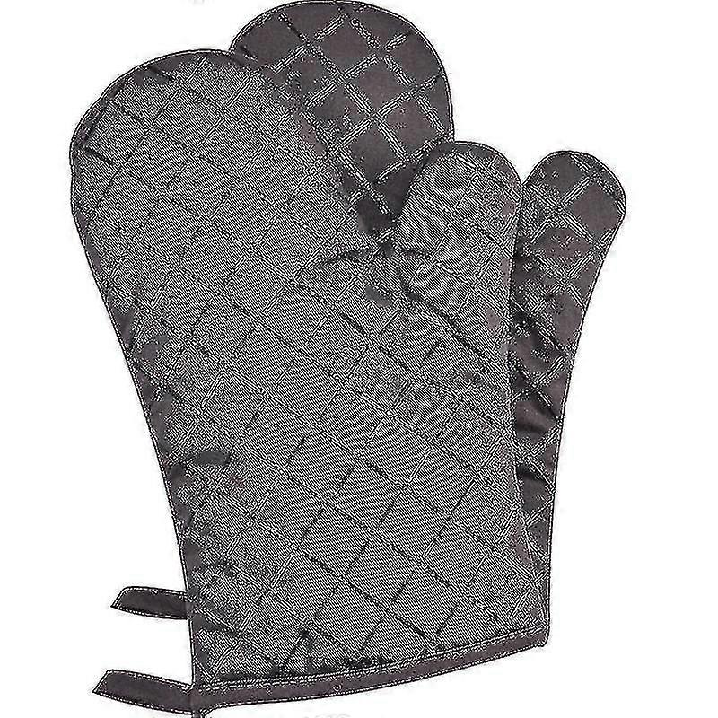 Oven High Temperature Resistant Double Sided Non-slip Silicone Gloves