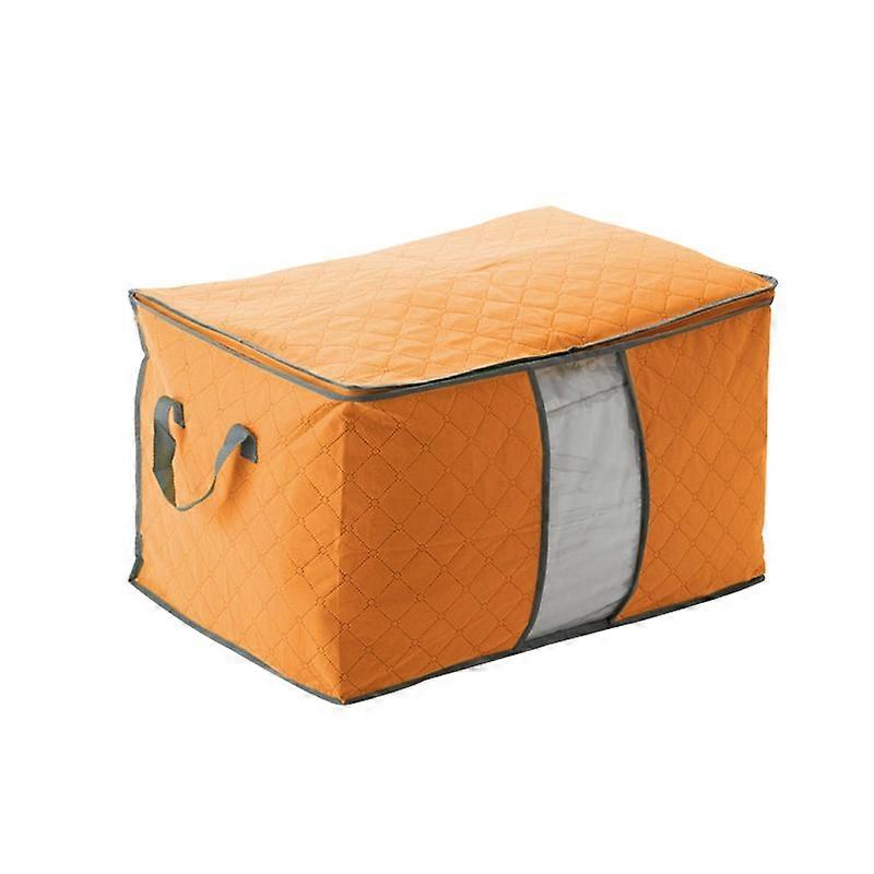 Home Wardrobe Stackable Clothes Quilt Bedding Organizer Folding Storage Bag Box KAESI