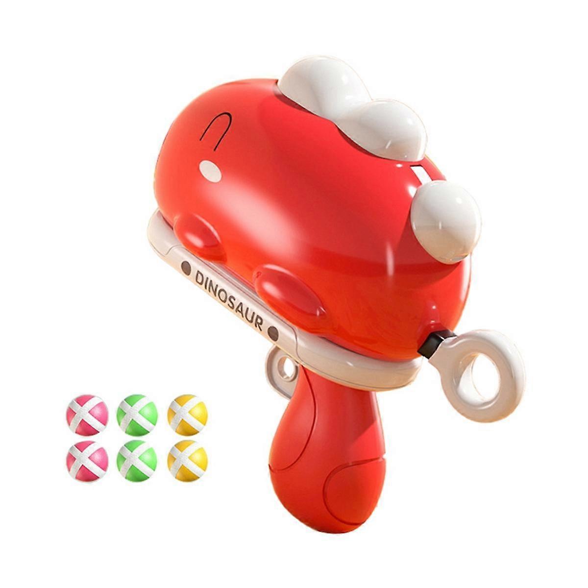 Cartoon Dinosaur Sticky Ball Toy Throw Ball Dartboard Target Outdoor Sport for Kids Interactive Boa