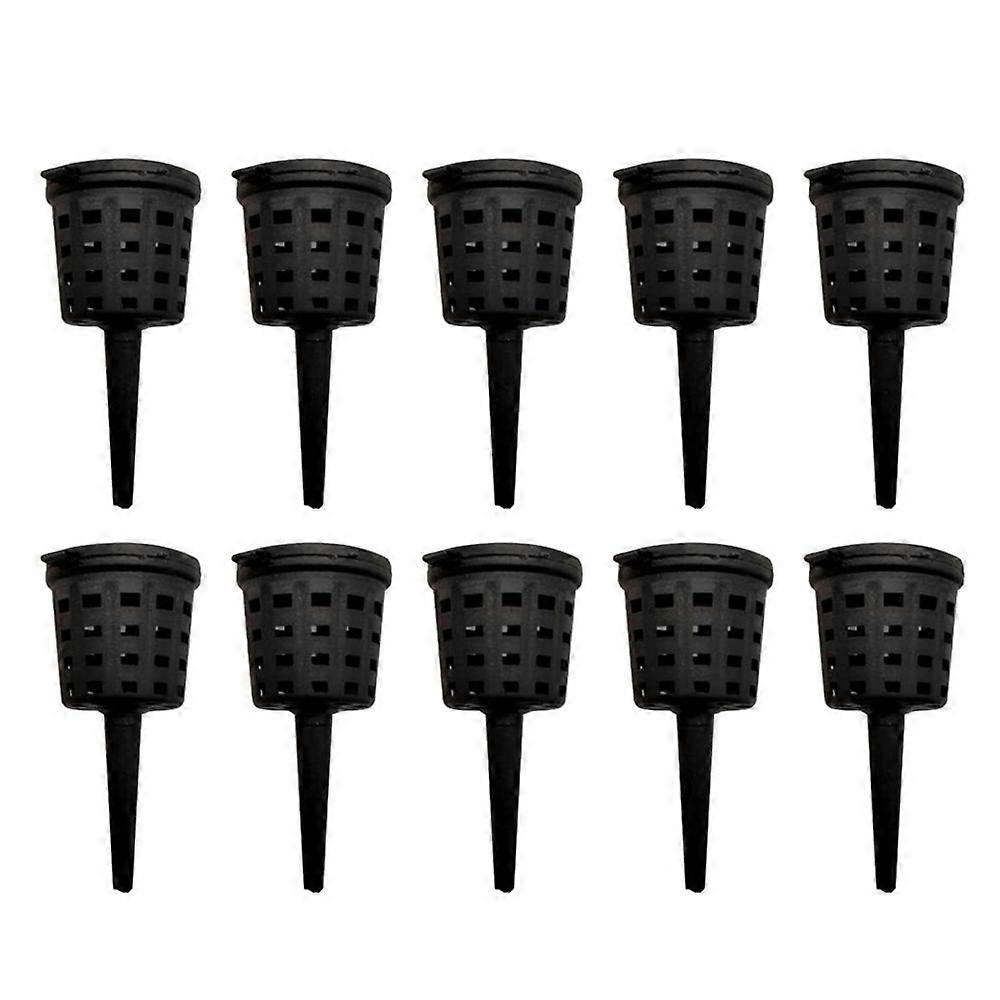 30 pieces fertilizer basket small container with lid container vegetable container garden food pot garden fertilizer rack mesh fertilizer basket succu