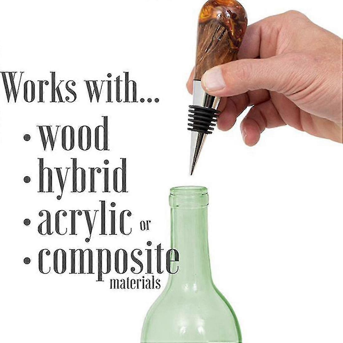 Blank Bottle Stopper Classic Bottle Stopper With Threaded Post Wine Stopper Insert Hardware For Win Hy