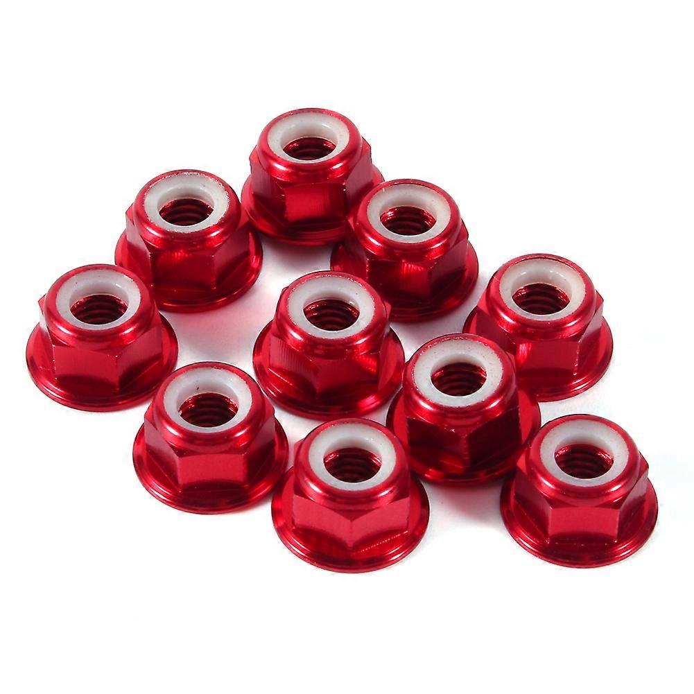 Anodize M5 Nylon Insert SelfLock Nuts Hex Lock Nut Aluminum Alloy 10pcs set