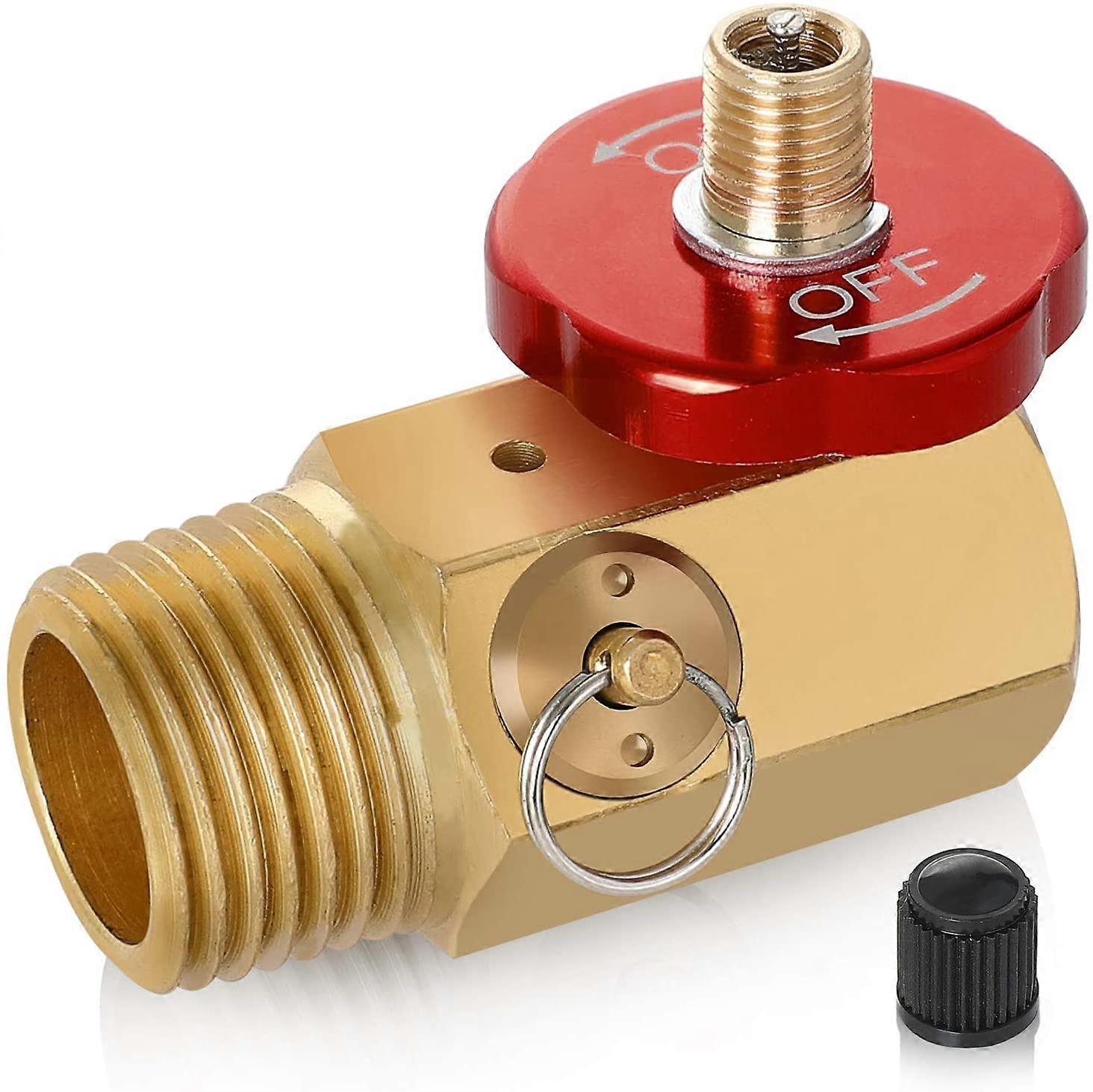 Hroee Air Tank anifold Tool with Fill Port, Aluinu Shut Off Safety Valve and Relief Bypass 1