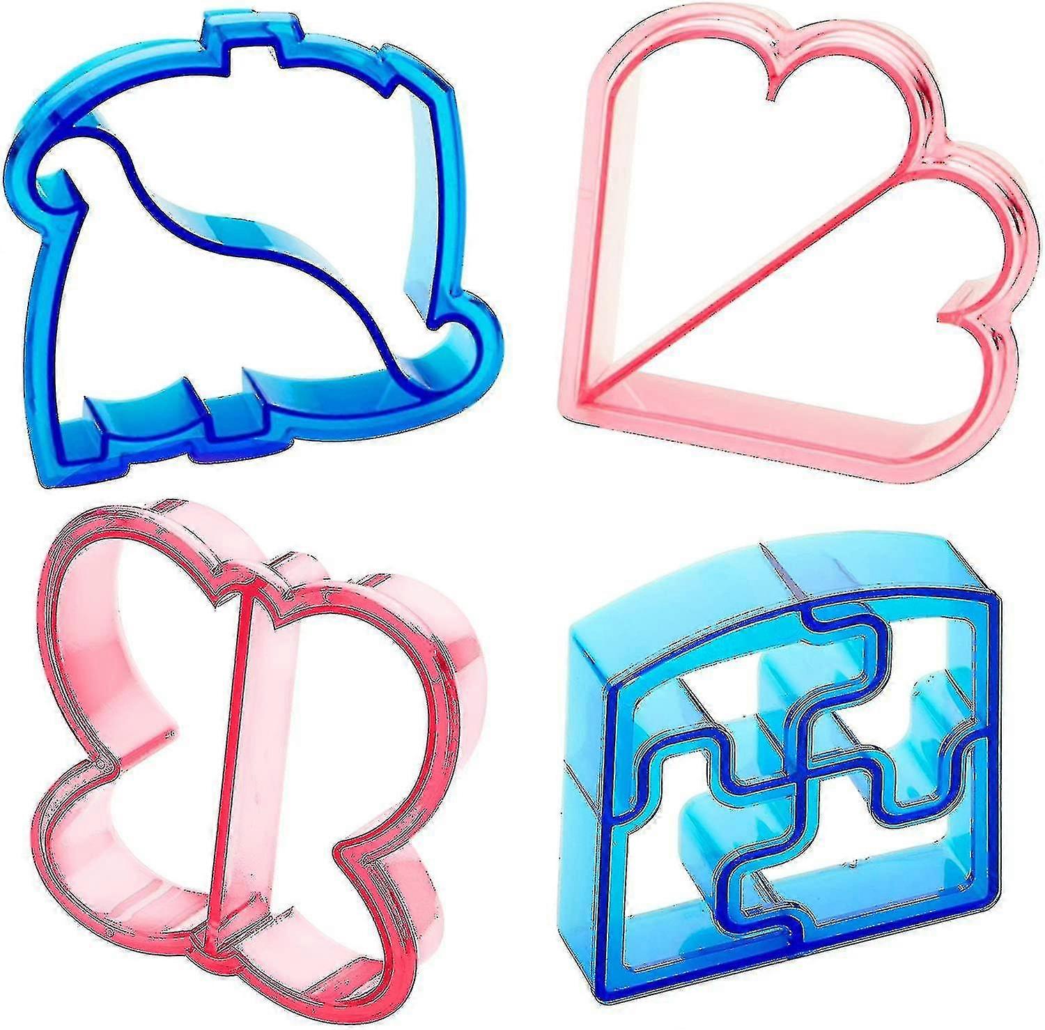 Sandwich Toast Bread Fruit Biscuit Plastic Cutting Mold Baking Tool