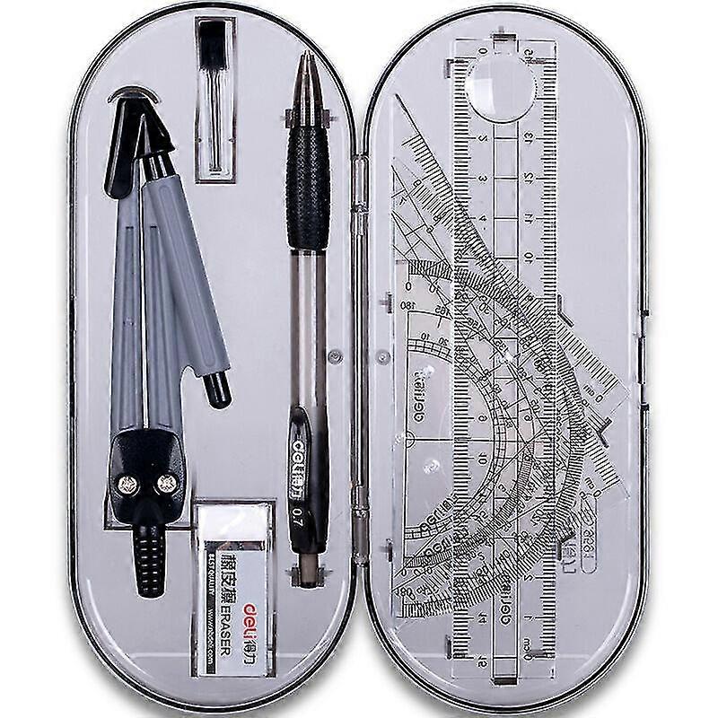 8pcs Student Stationery, Student Drawing Set (black)