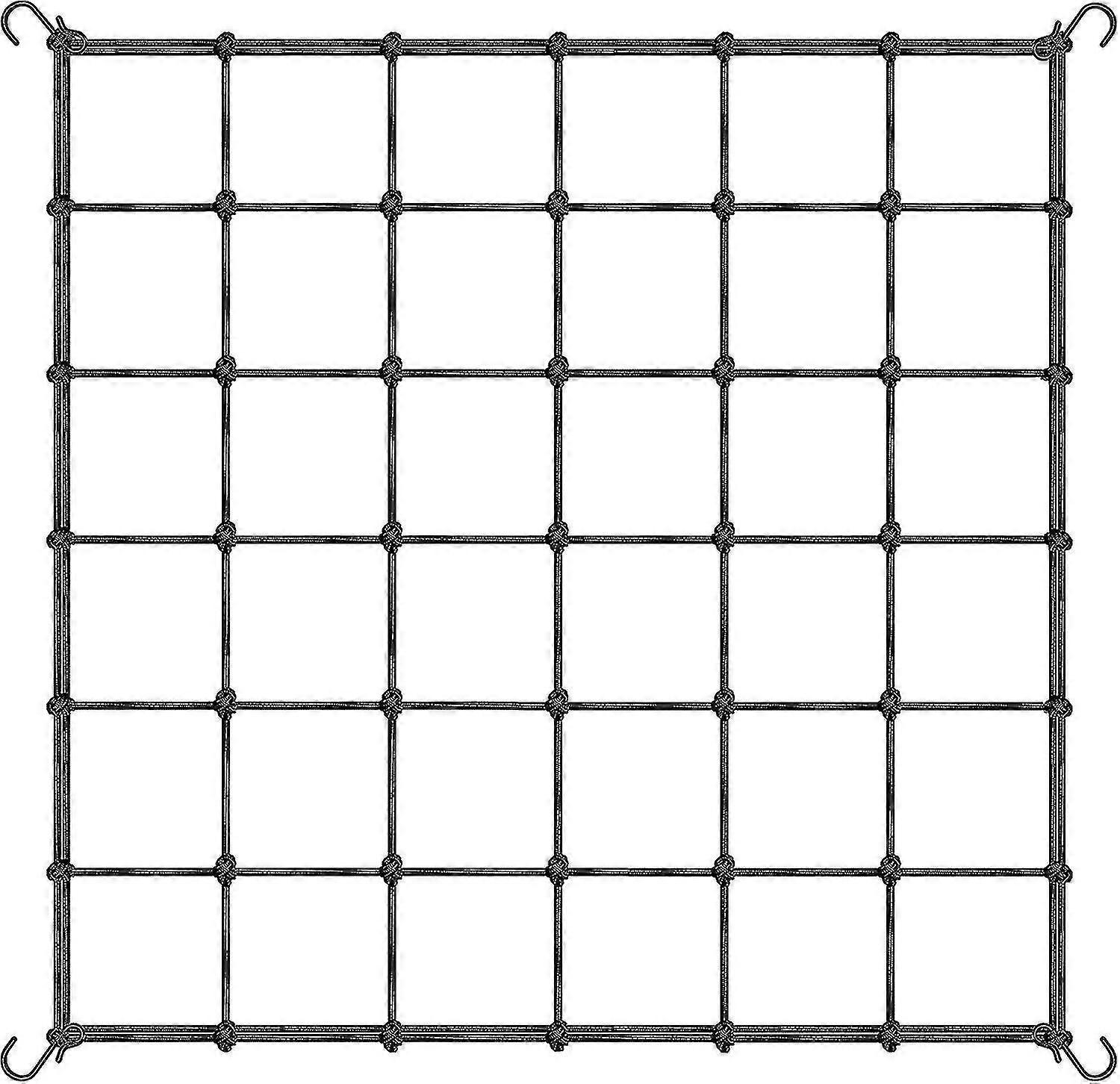 Trellis net til klatreplanter, elastisk espalier net, kraftigt plantenet med kroge, elastisk vækst telt scrog net