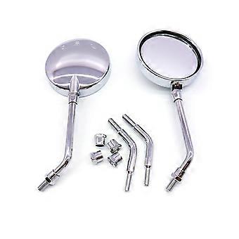 Universal Motorcycles Accessories Equipments Modified Part Electroplated Black Rearview Mirror Reflector for Electric Moto Bike