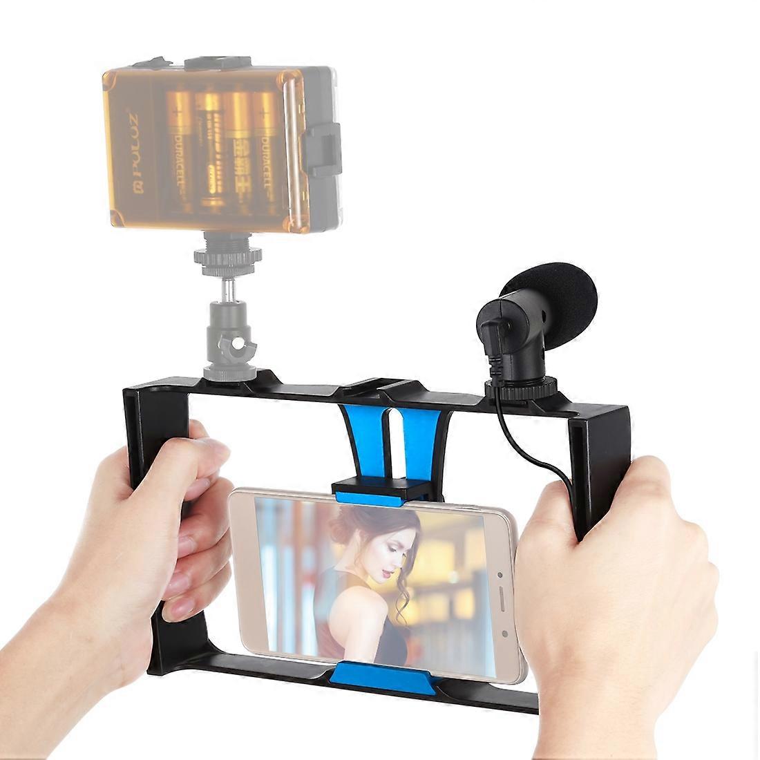 2 in 1 Live Broadcast Microphone Phone Video Rig