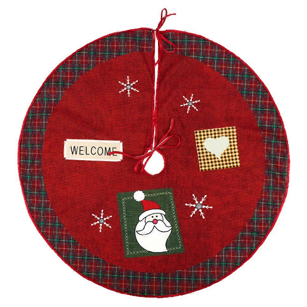 60 cm New Christmas tree dress printed tree bottom decoration Christmas supplies ornaments