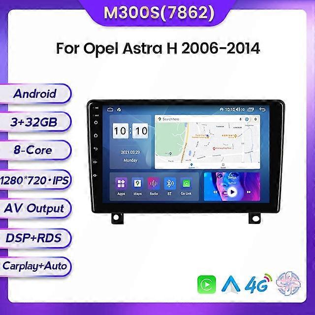 Araba Radyosu Android 11 Multimedya Video Oynatıcı Opel Astra H 2006-2014 Otomatik Stereo GPS Navigasyon DSP IPS 8G + 128G Hayır 2din DVD