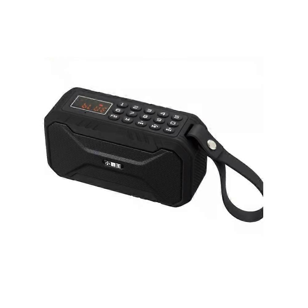 D100 Waterproof Large Volume Radio Outdoor Charging Bluetooth Card USB Stick Old Man Singing Radio Black