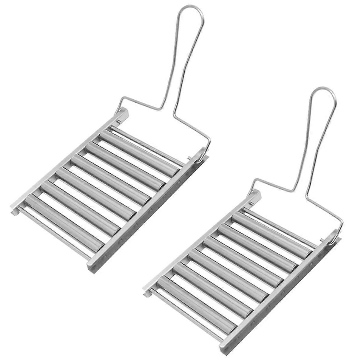 Liten Type B rustfritt stål pølse rack pølse pølse rulle utendørs verktøy