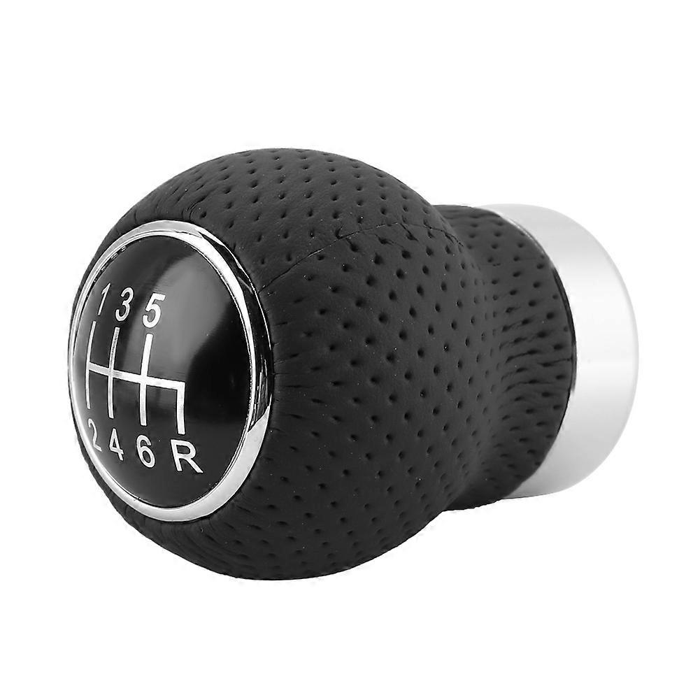 Universal Car 6 Speed Gear Shift Knob with ABS Material and Ergonomic Design