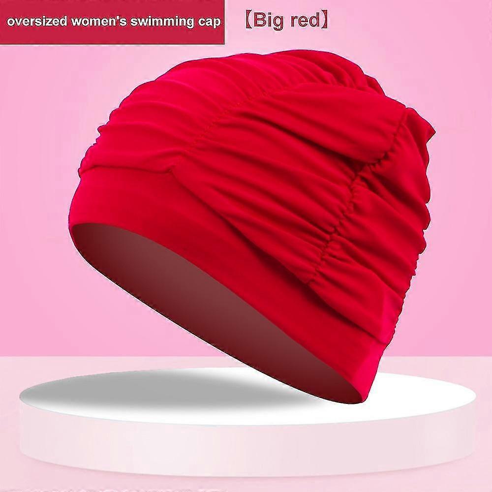 Solid Colors Swim Pool Hat Elastic Bandana Casual Swimming Cap Water Sports Cap Non-slip-dwdz