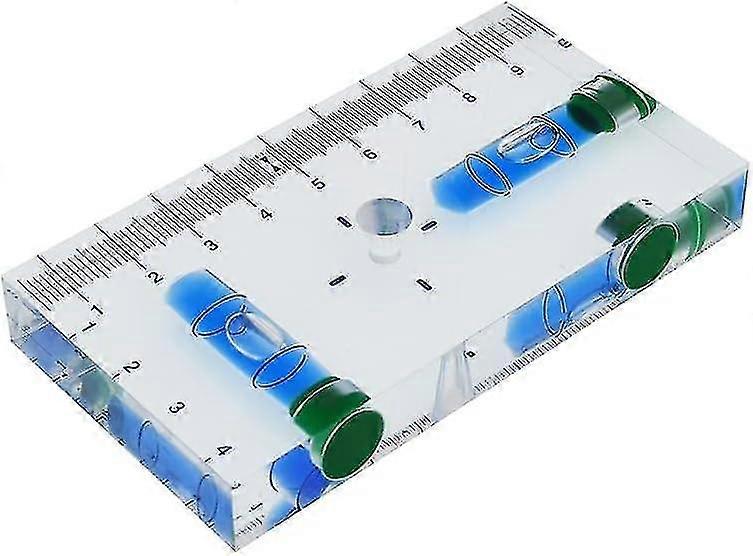 Multifunctional Transparent Magnetic T Level 95 X 51 X 13mm (blue)