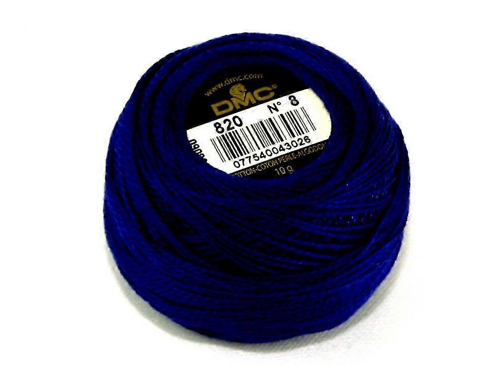 Size 8 Cotton Perle Thread 80m  820 - per 10 gram ball