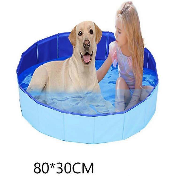 Foldable Dog Pet Bath Pool, Collapsible Dog Pet Pool Bathing Tub