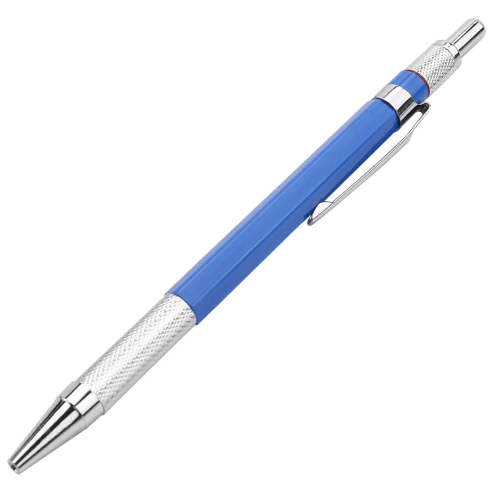 9pcs 2mm Carpenter Pencil Set,pen Core And Carbide Scraper Tool, Mechanical Pencil,used For Drawing