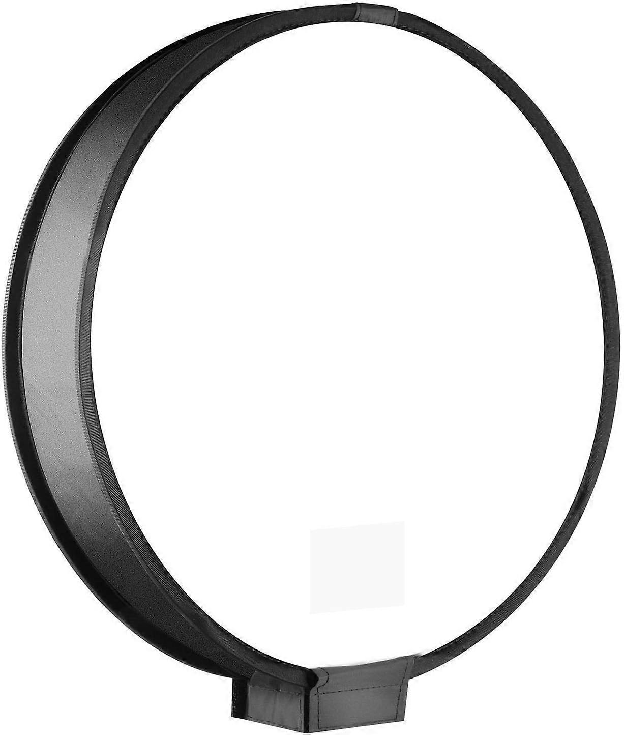 40Cm Round Universal Portable Speedlight Softbox Flash Diffuser On-Top Soft Box for Camera, White