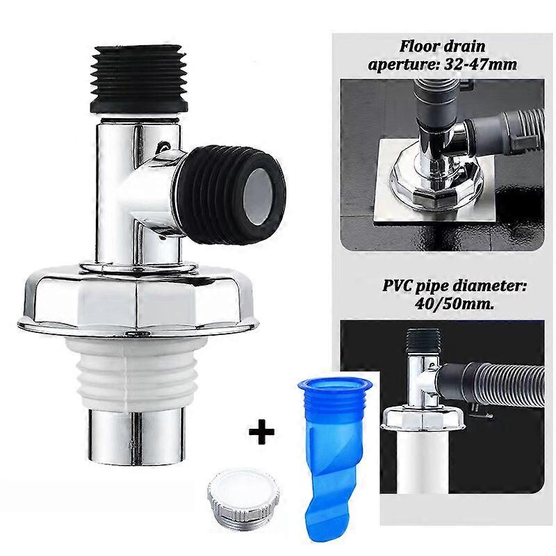 Washing Machine Floor Drain Adapter Anti-overflow Bathroom Pipe Sewer Connector Dishwasher Drain Deodorant Sealing Ring AdapterCraft Pipe Cleaners