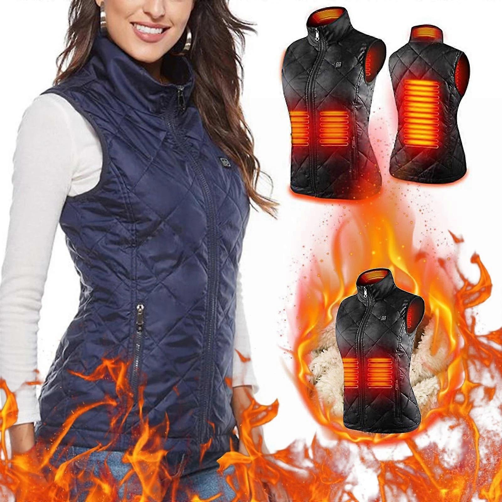Women's Heated Vest Usb Heated Jacket Electric Heating Warm Clothes