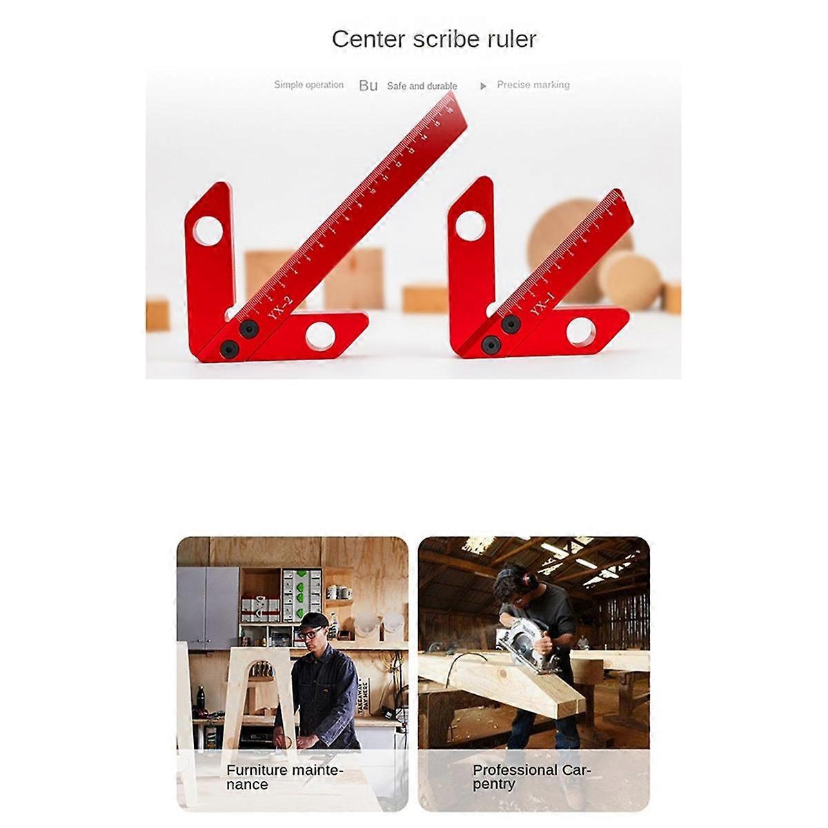Woodworking Circle Center Scriber Square Center Scriber 45 Degree 90 Degree Right Angle Scriber Woo