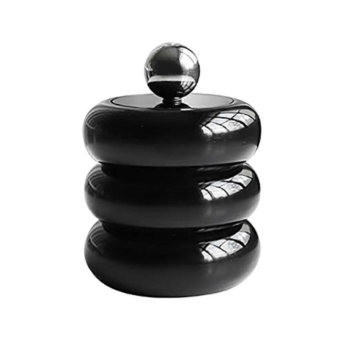 Qtip Holder Dispenser Ρητίνη Βαμβάκι Διανομέας Desktop Βάζα Μπάνιο Nordic Style Μπάνιο Canister Storage A