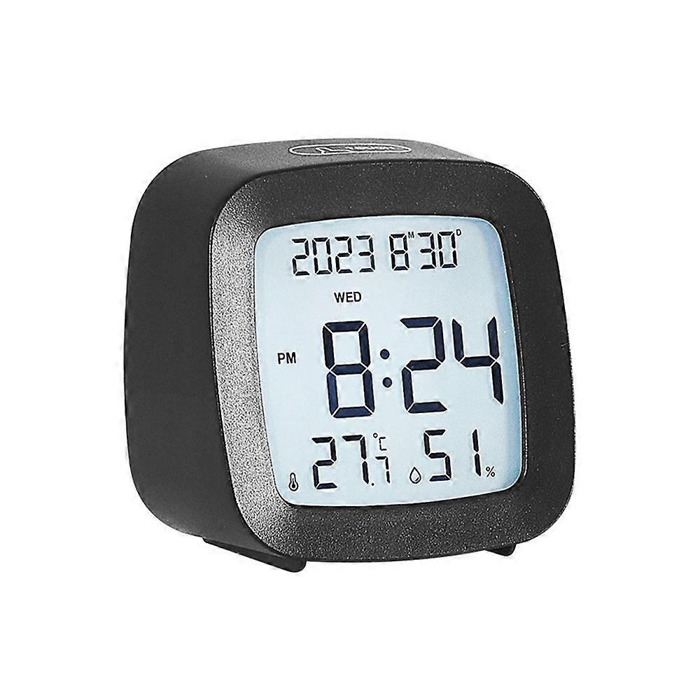 Simple multifunctional clock temperature humidity clock creative bedside alarm clock