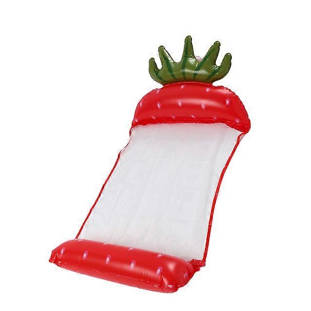 Foldable Fruits Floating Water Hammock Lounger Water Toys Inflatable Floating Bed Chair Summer Swimming Pool Water Hammock Bed