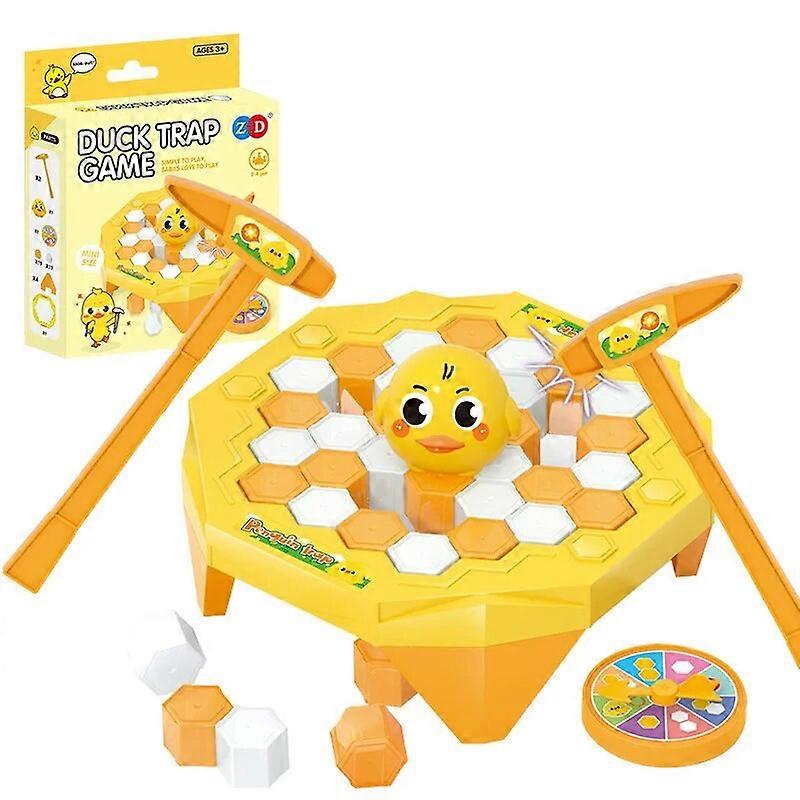 Mini Ice Breaking Game for Kid Toy Penguin Trap Break Ice Interactive Board Game with Hammer Parent-Child Party Ice Breaking Set