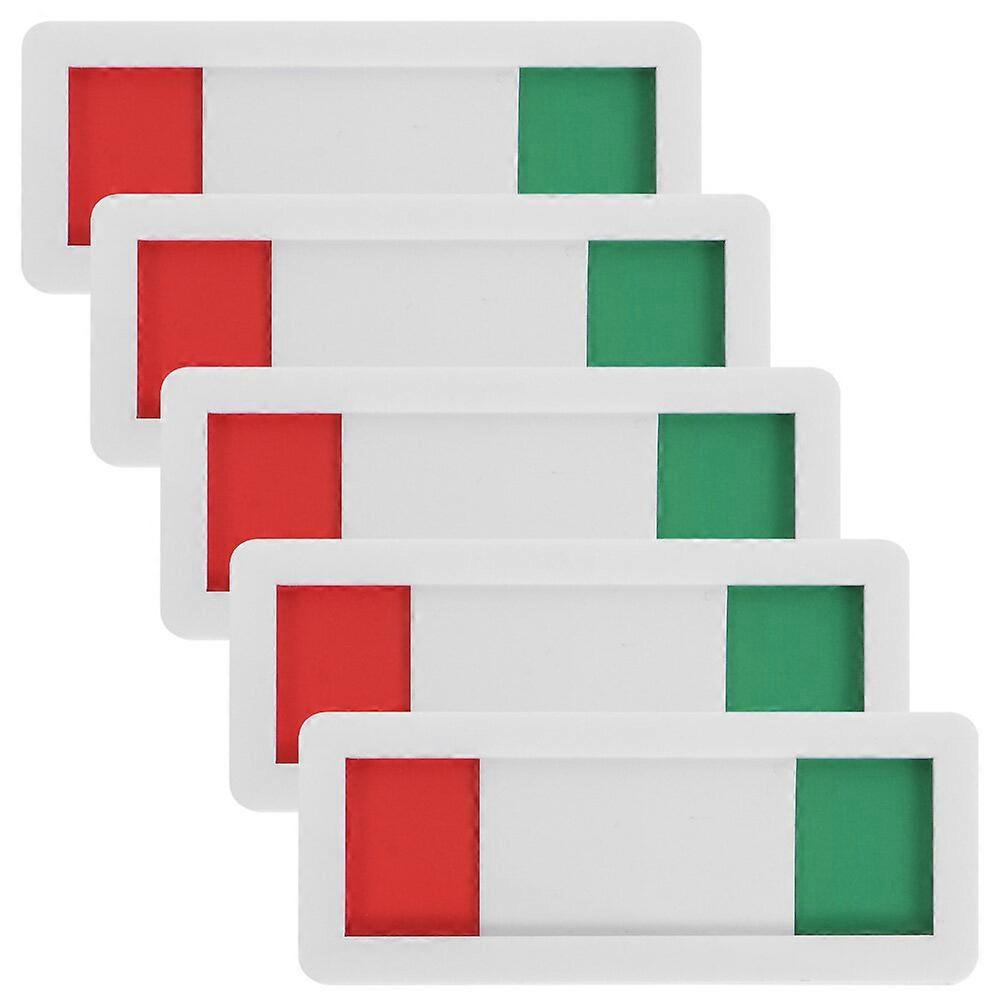 5pcs Office Door Sign Meeting Room In Use Available Sign Practical Slide Door Sign