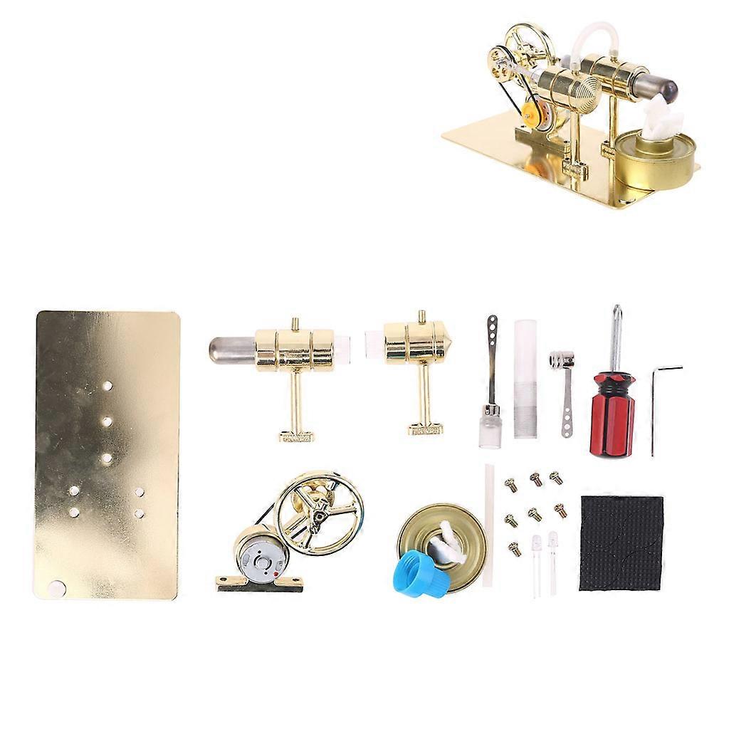 Hot Air All Metal Stirling Engine Motor Power Generator