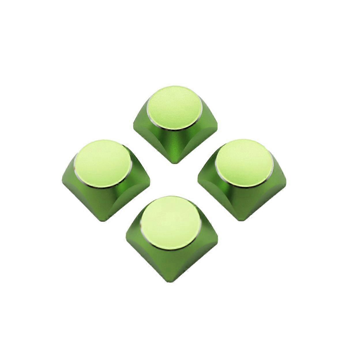 4Pcs Aluminum Alloy Metal Keyboard Cap Color Mechanical Keyboard Universal Personality for Mechanical Gaming Keyboard B