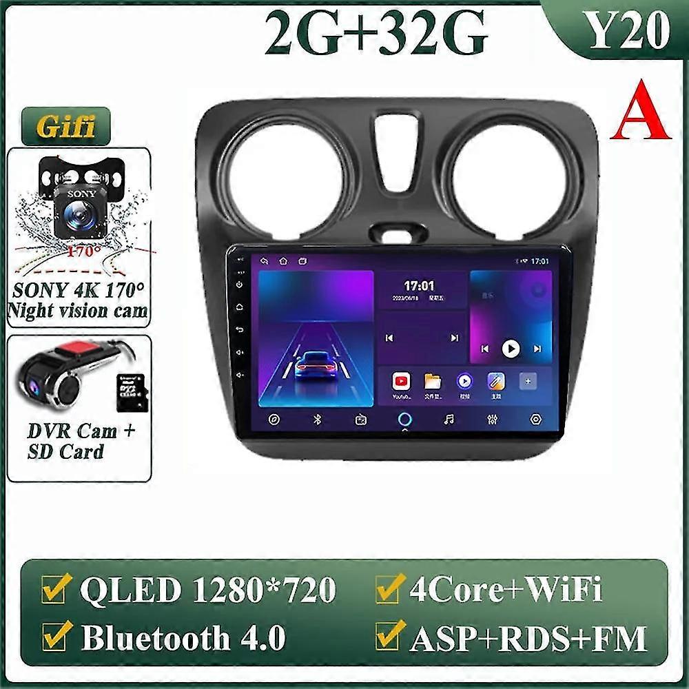 Car Radio Android 13 For Renault Dokker 2012 - 2017 2018 2019 2020 Multimedia Monitor Navigation Stereo Video Player GPS Screen