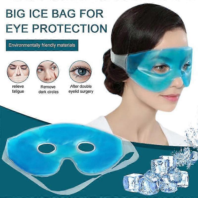 Cooling Ice Eye Mask Soulager la fatigue oculaire Éliminer les cernes Sommeil Soins des yeux