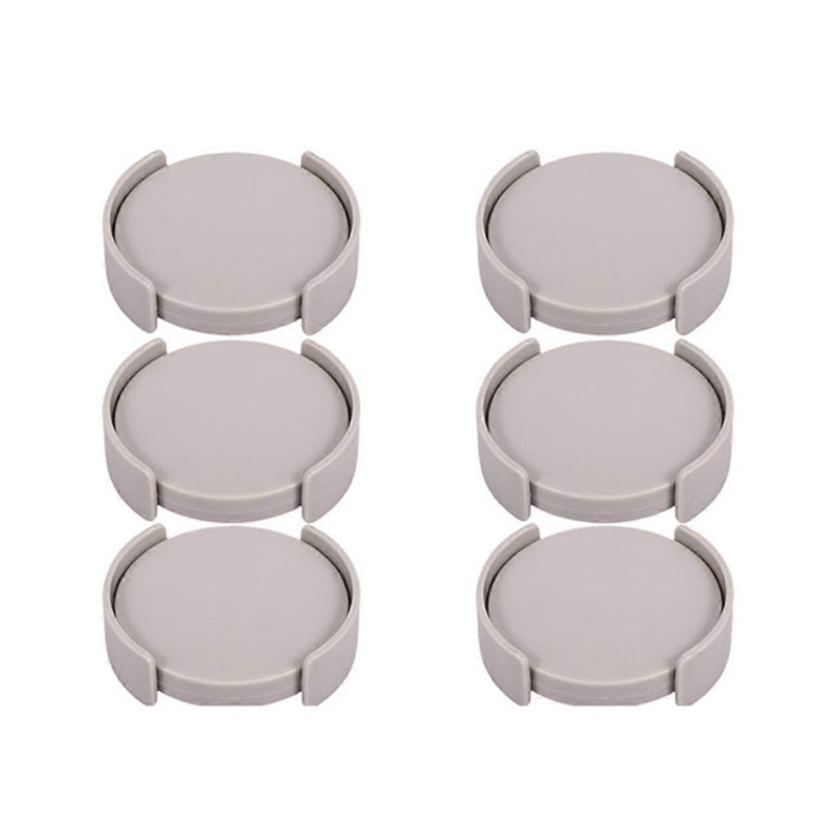 6Pcs Mug Organizer Adjustable Expandable Coffee Cup Stacker Space Saving Reusable Coffee Cup Holder Stacker Grey