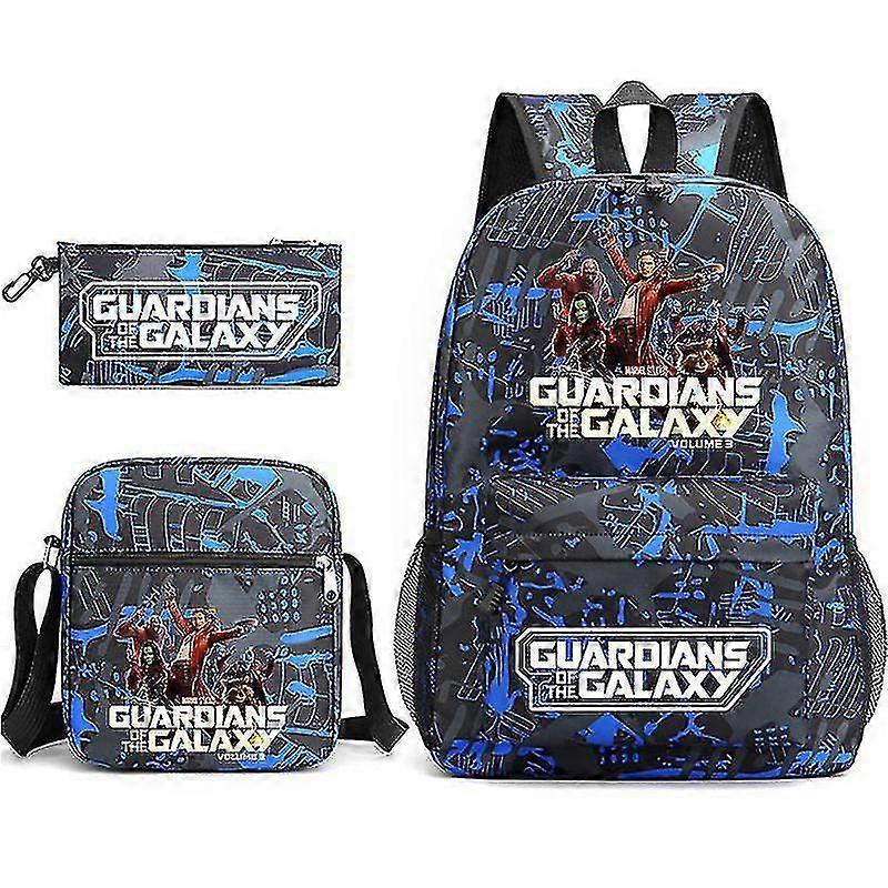 Guardiani della Galassia 3pcs/set Bcakpacks Cartoon Bambini Ragazzi Ragazze Borse scolastiche Studenti leggeri Capacità impermeabile Mochilas-i 42