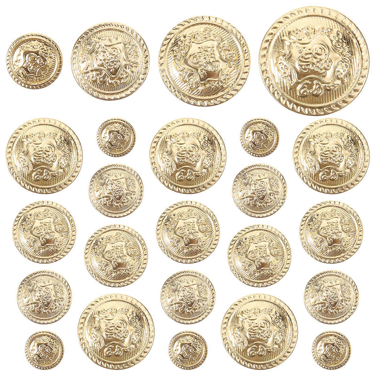 40Pcs Round Buttons Sewing Suit Buttons Suit Replaceable Buttons Vintage Buttons