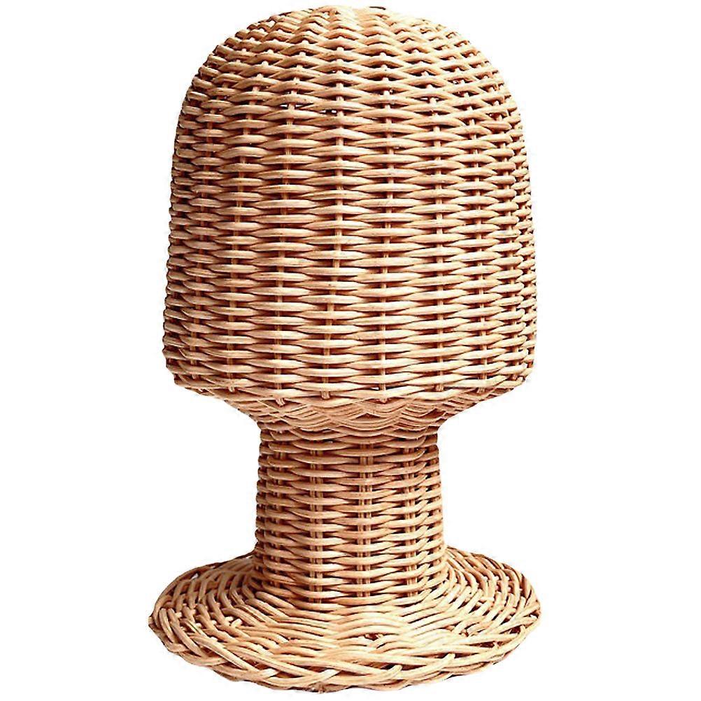 Rattan Hat Stand Holder Decorative Hat Stand Display Rack Hat Holder Storage Stand