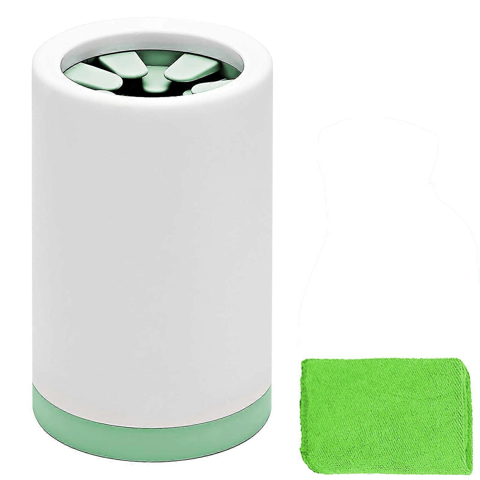 Pet Dog Paw Cleaner With Towel,2 In 1, Soft Gentle Bristles