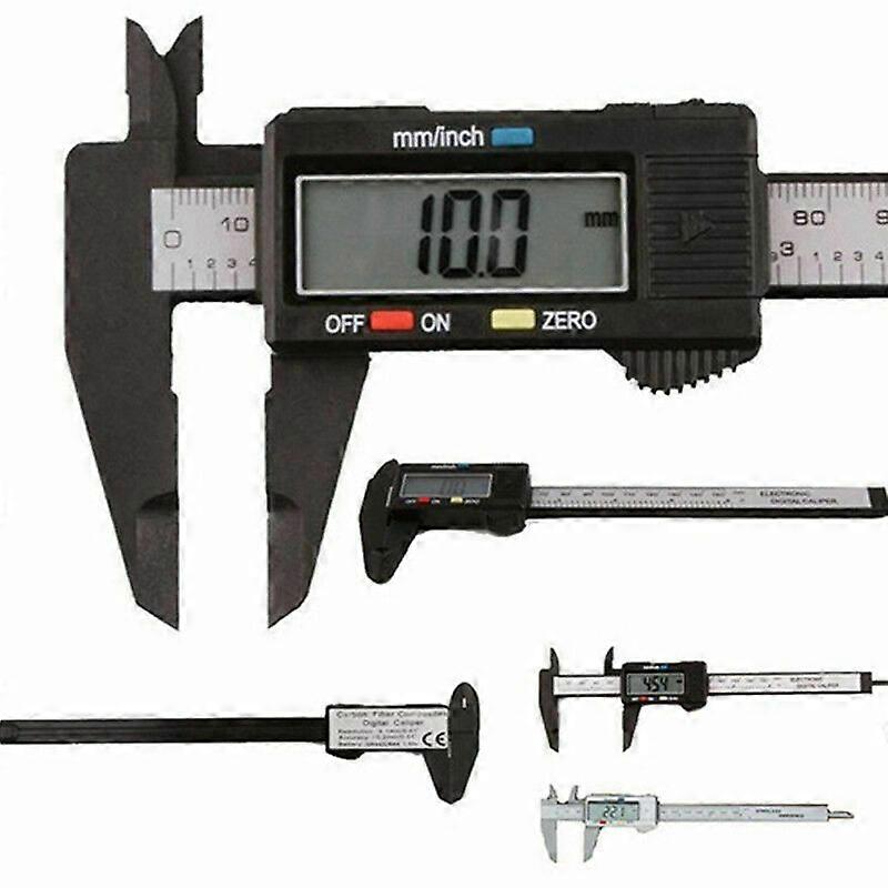 LCD Digital Electronic Digital Caliper+Battery Gauge Vernier Micrometer Ruler