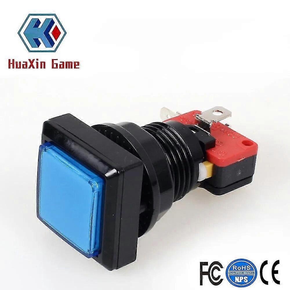 10x 5v Arcade Square Shape Led Illuminated Push Button With Micro Switch For Arcade Machine Gaming Video Game Consoles Jamma Kit XH