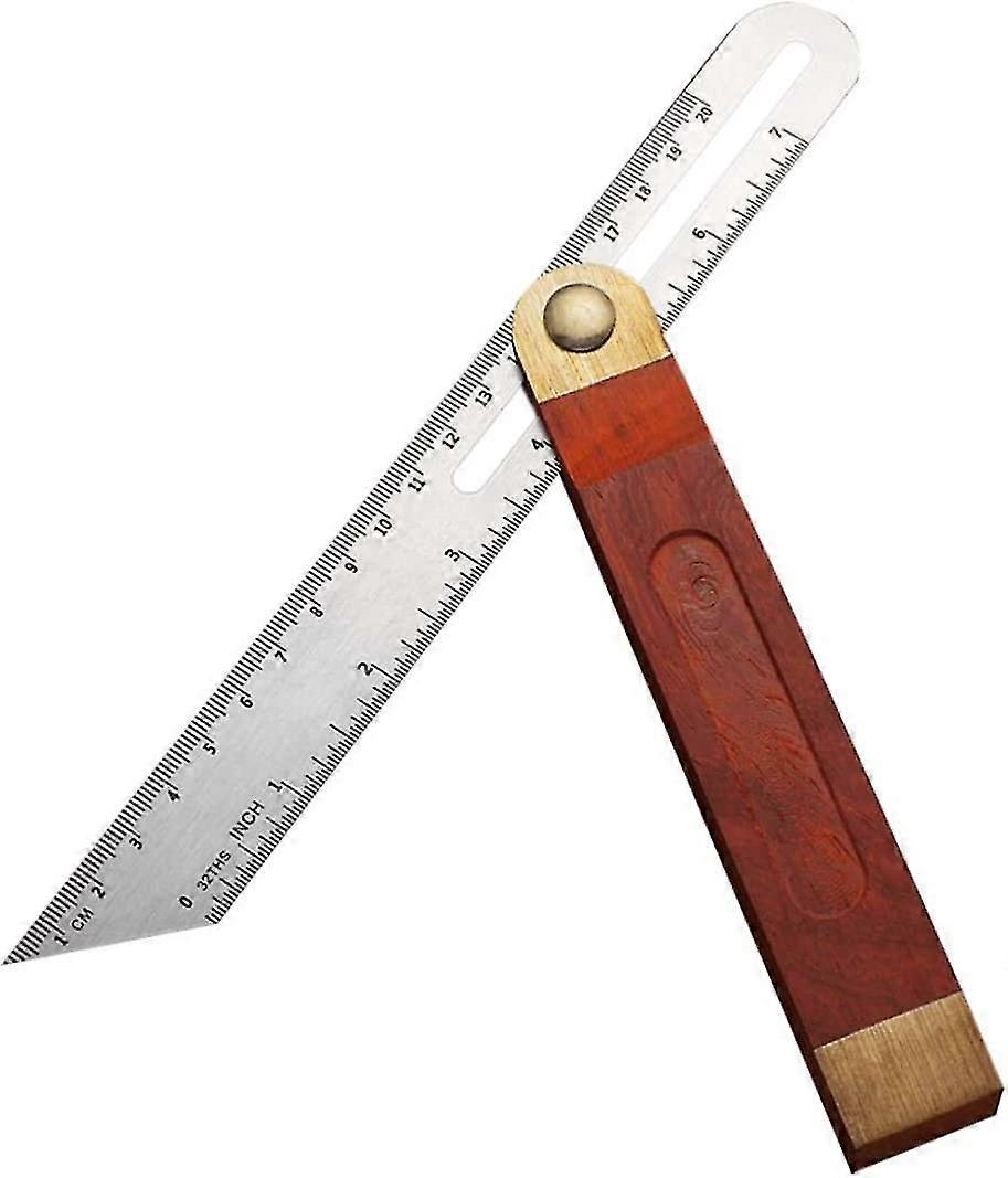 9inch Carpentry Square Try Square Adjustable Sliding Bevel Gauge Hardhandle For Craftsman Woodworking Hardware Tools Carpentry Square1pcs)